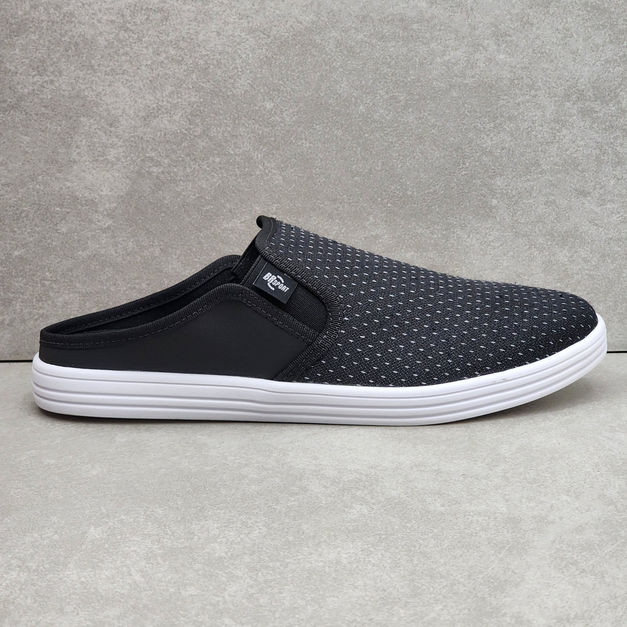 Tênis Mule BR Sport Em Tecido - Preto Preto 1