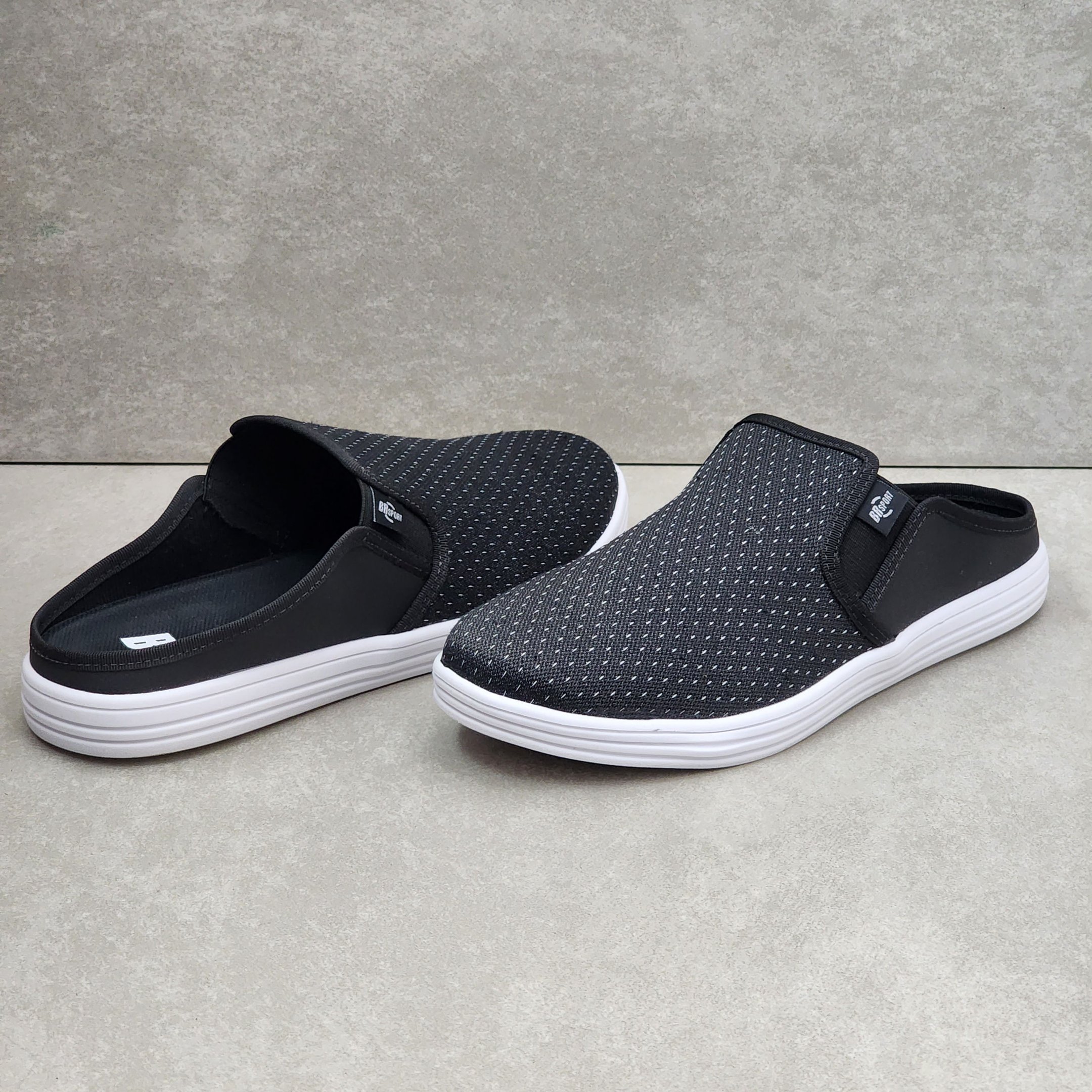 Tênis Mule BR Sport Em Tecido - Preto Preto 3