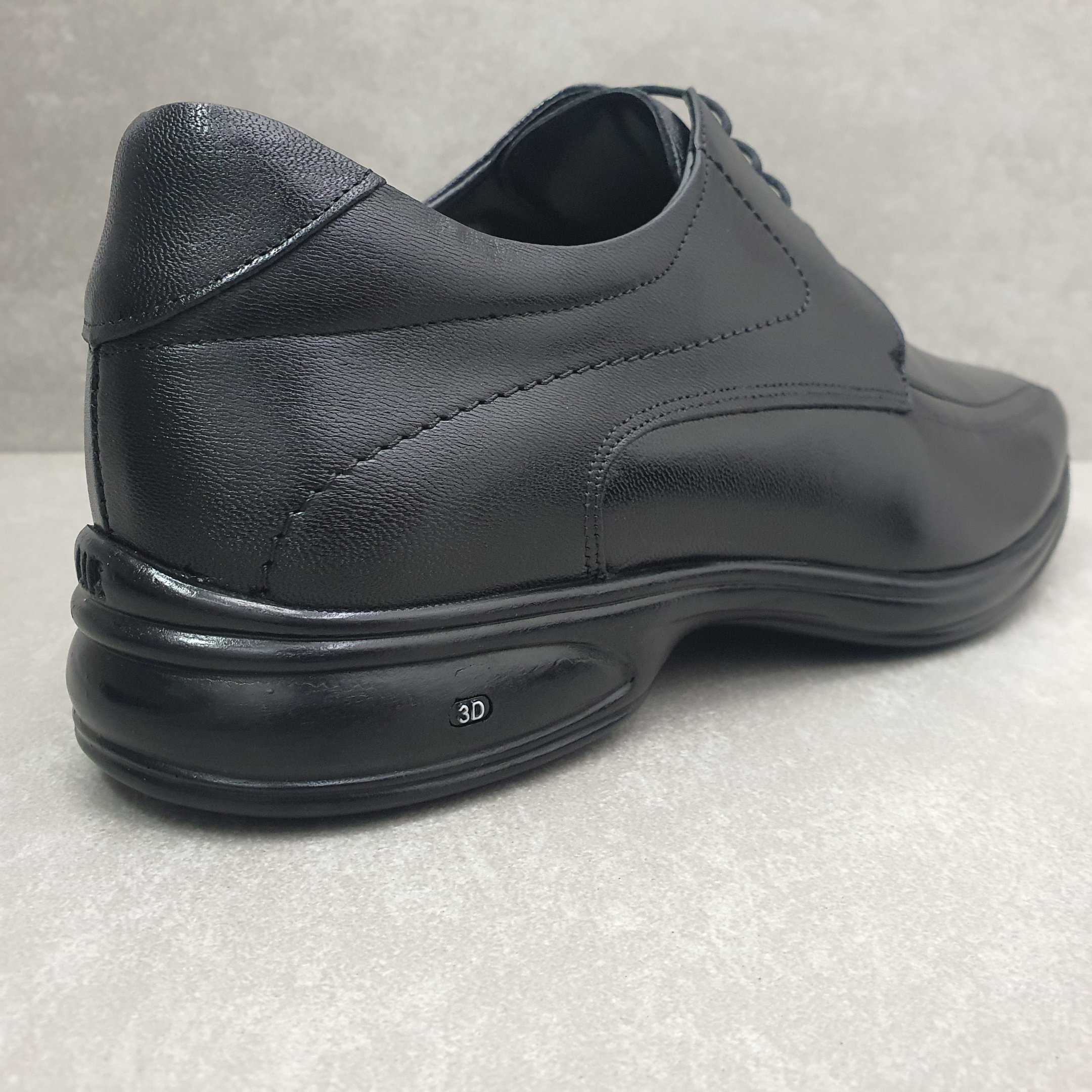 Sapato Social Jota Pê calçados 3D Vision Masculino 4689 Preto 3