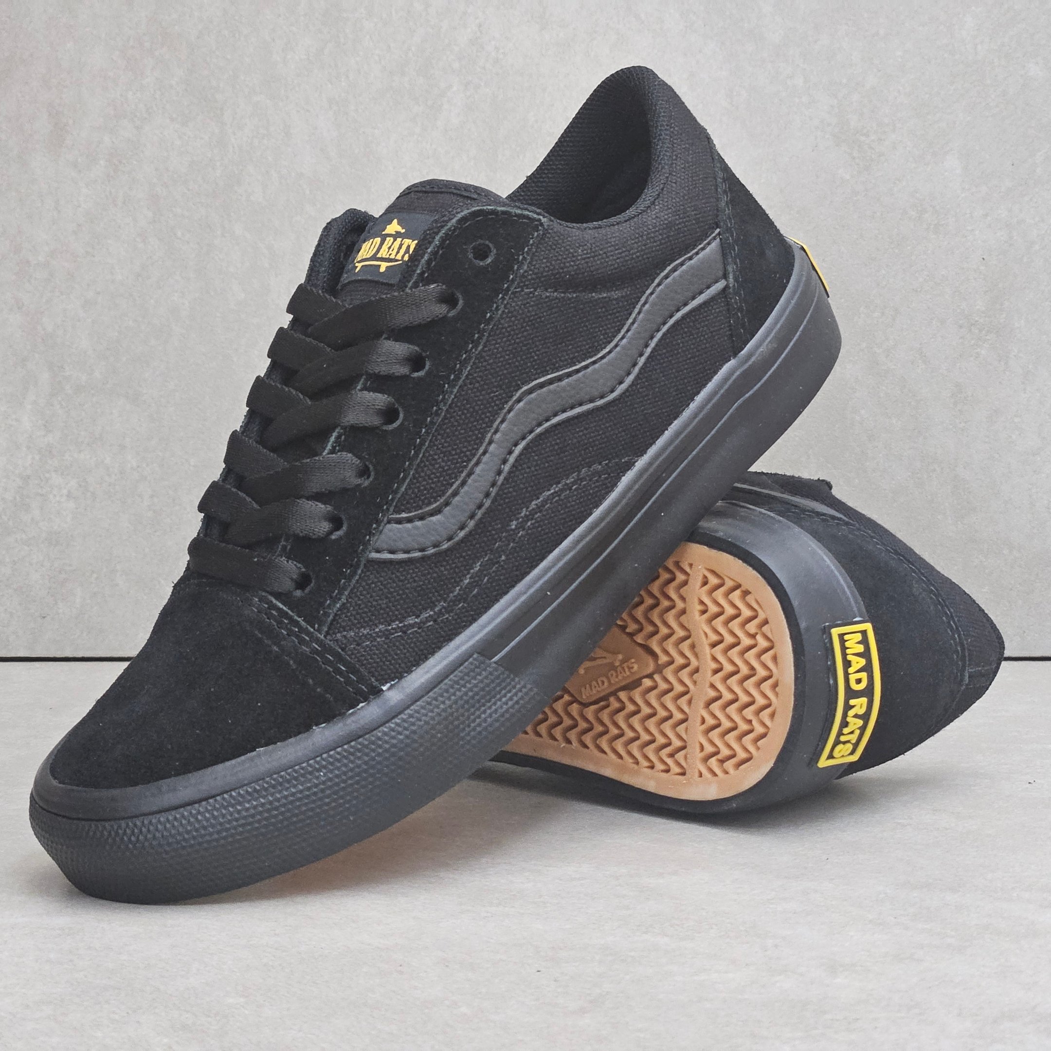 Tênis Mad Rats Old School Casual - Preto Mono Preto 3