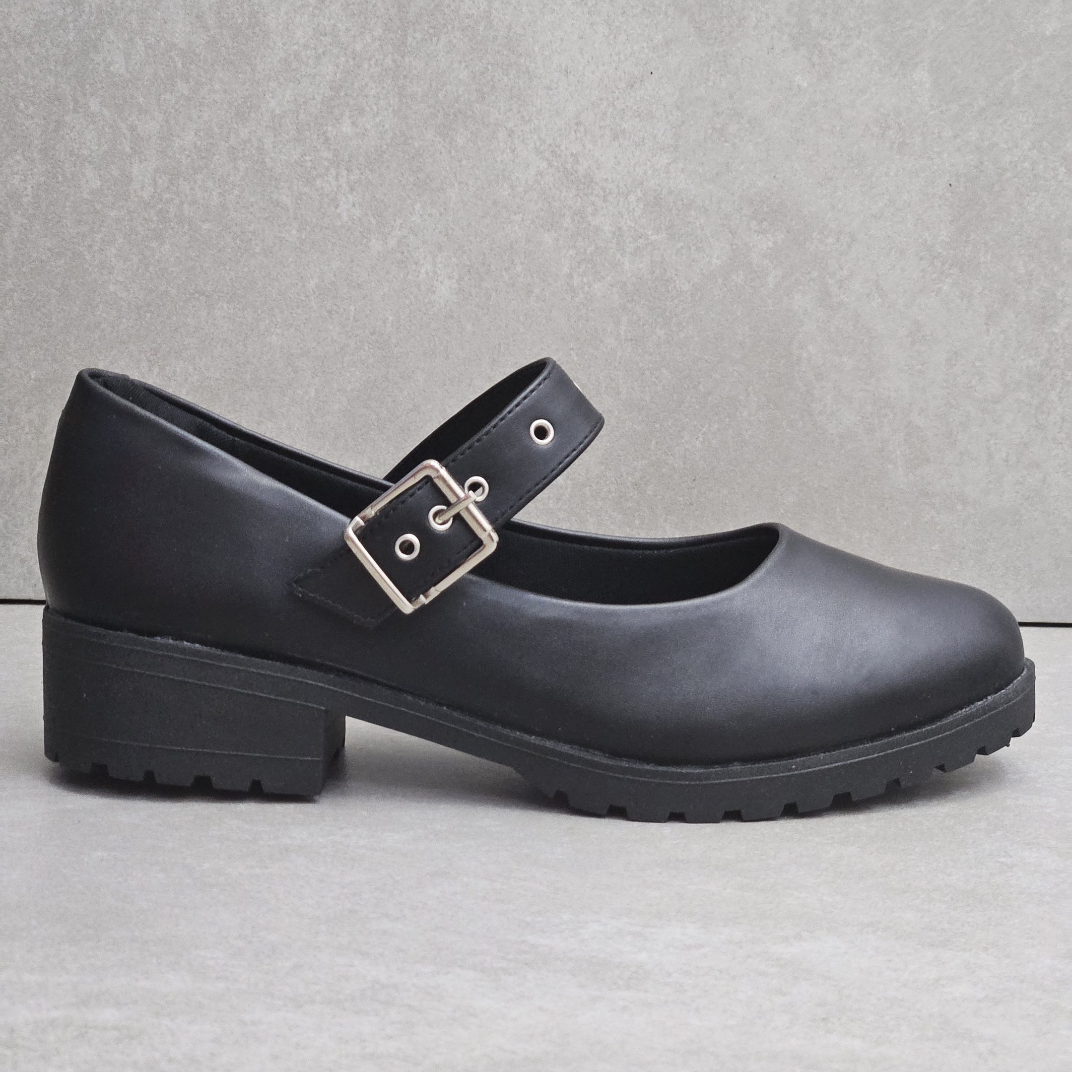 Sapato Boneca Sua Cia Salto Bloco - Preto Preto 1