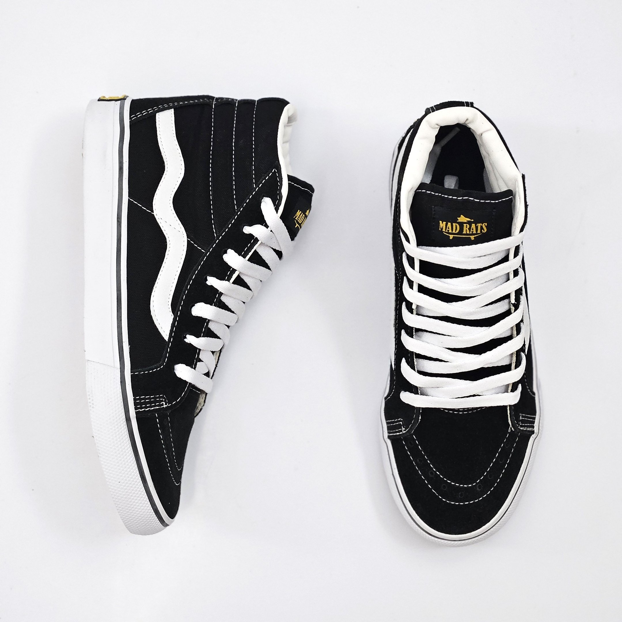 Tênis Mad Rats Hi Top Casual - Preto Preto 2
