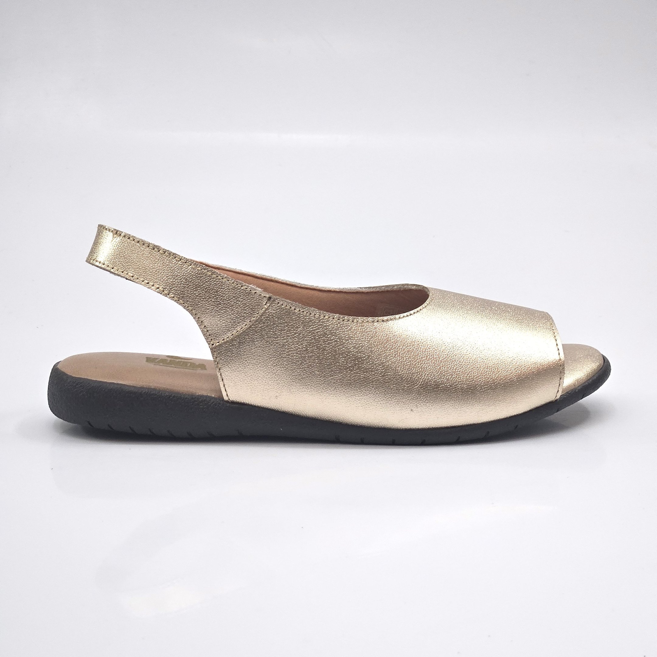 Sandália Feminina Soraya Slingback - Ouro Light Dourado 1