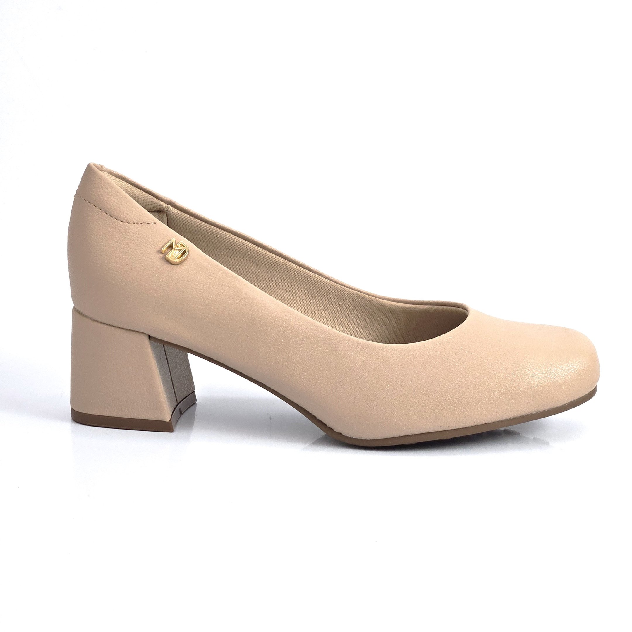 Sapato Feminino Modare Napa Salto Médio - Nude