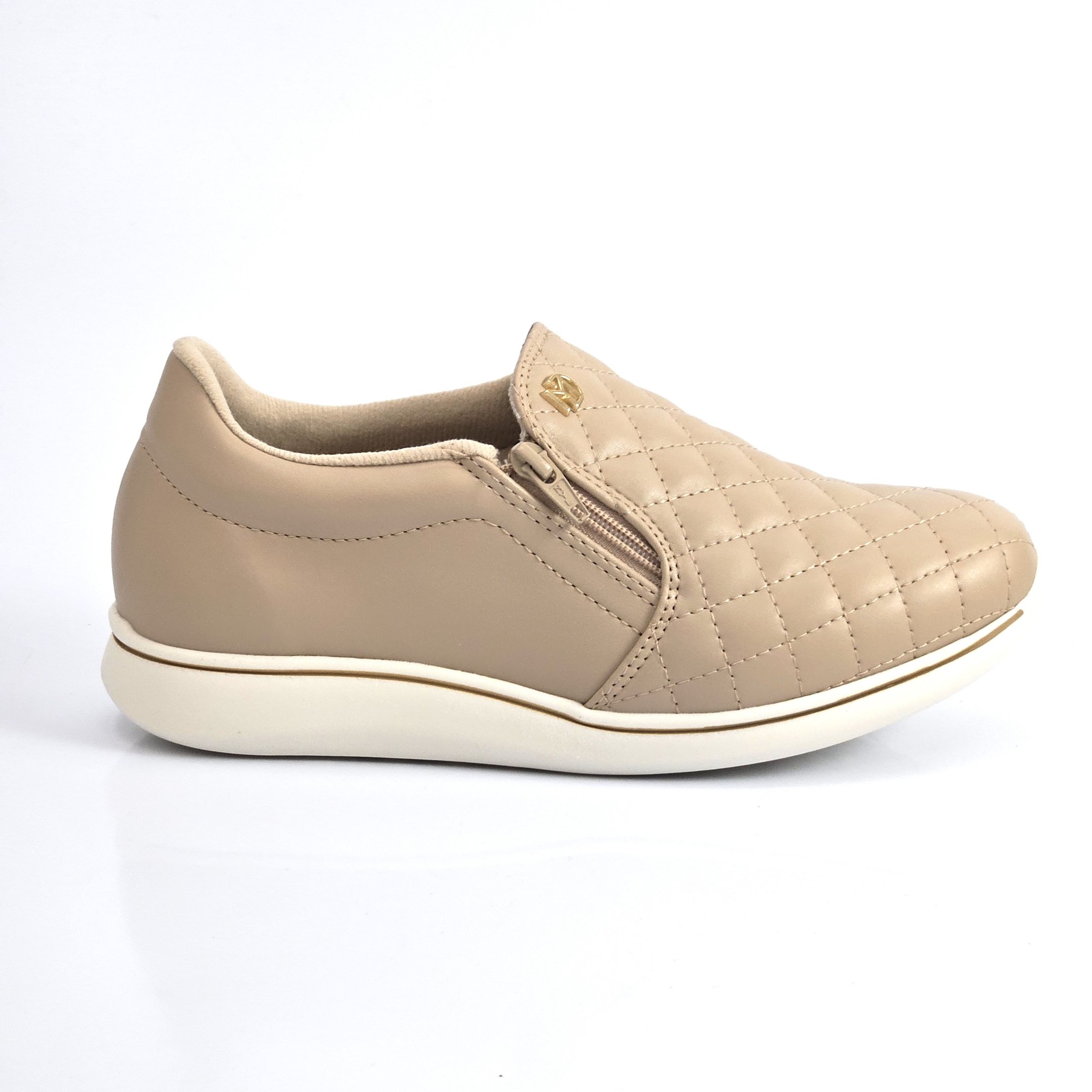 Tênis Feminino Modare Slip On Matelasse - Bege
