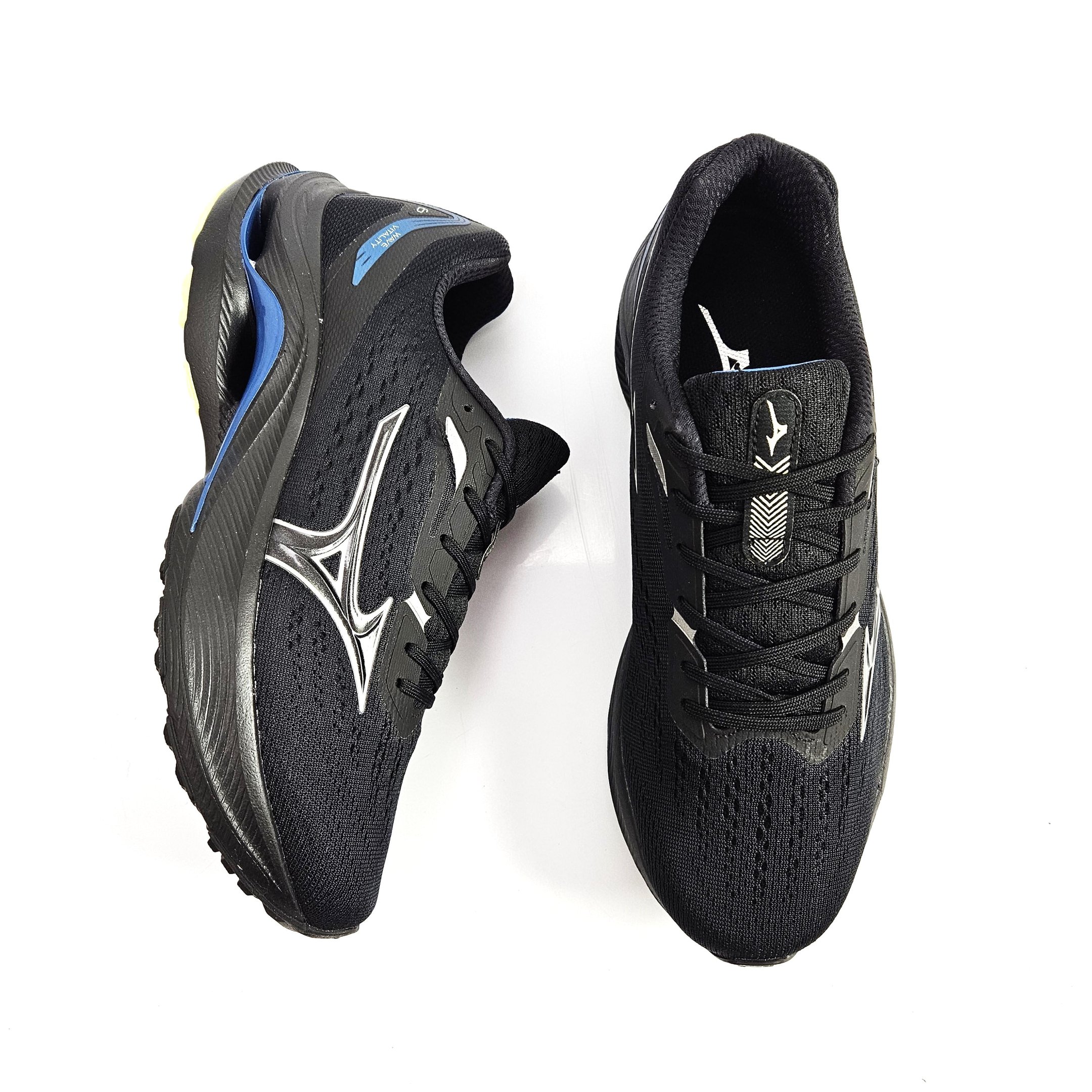 Tênis Masculino Mizuno Wave Vitality 6 - Preto Preto 2