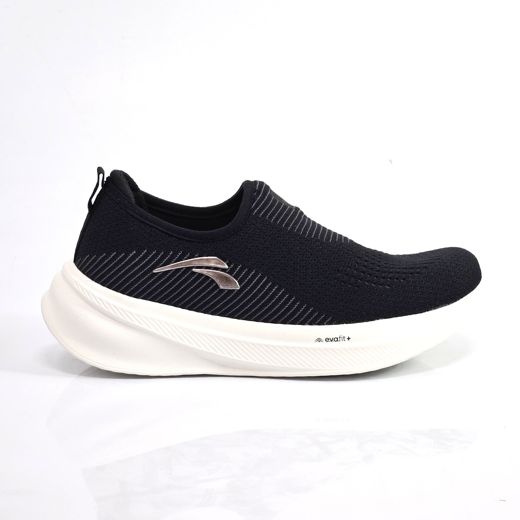 Tênis Feminino Kolosh Slip On Esportivo Calce Fácil - Preto Preto 1