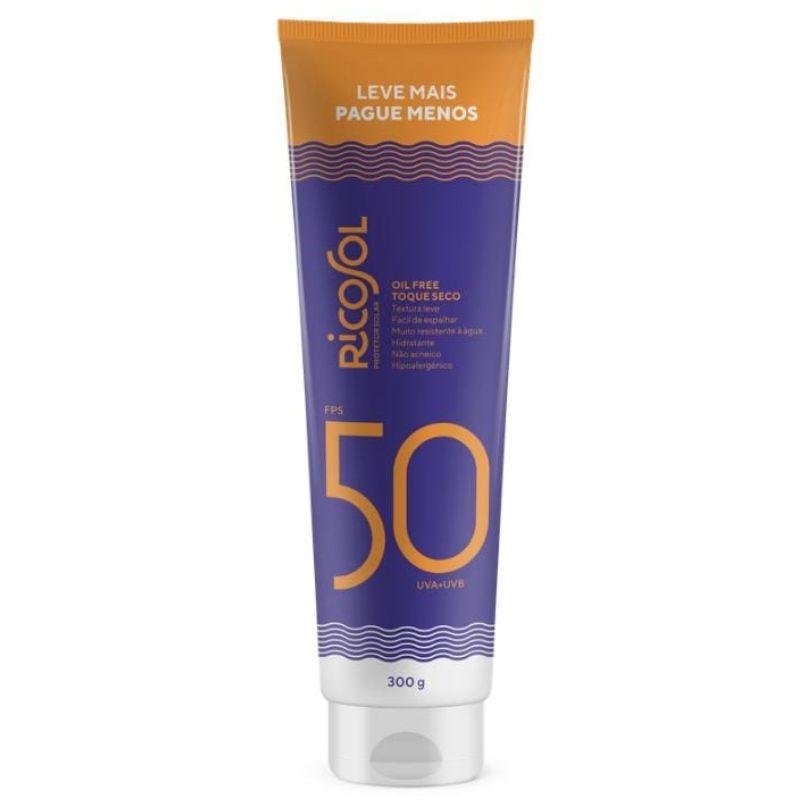 Protetor Solar FPS 50 - 300g - Ricosol 300g 1