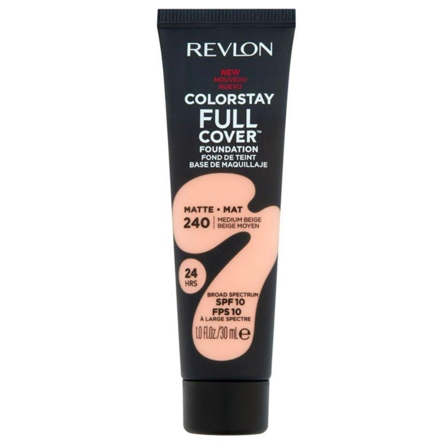 Base LíquidaColorstay Full Cover Matte Medium Beige 240 30ml - Revlon ' Medium Beige 240 1