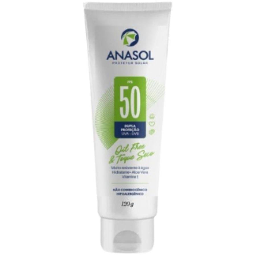 Protetor Solar Oil Free Toque Seco FPS 50 120g - Anasol