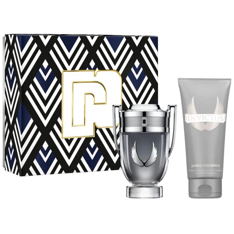 Kit Invictus Platinum Eau de Parfum ( Perfume 100ml + Shower Gel 100ml ) ÚNICO 1