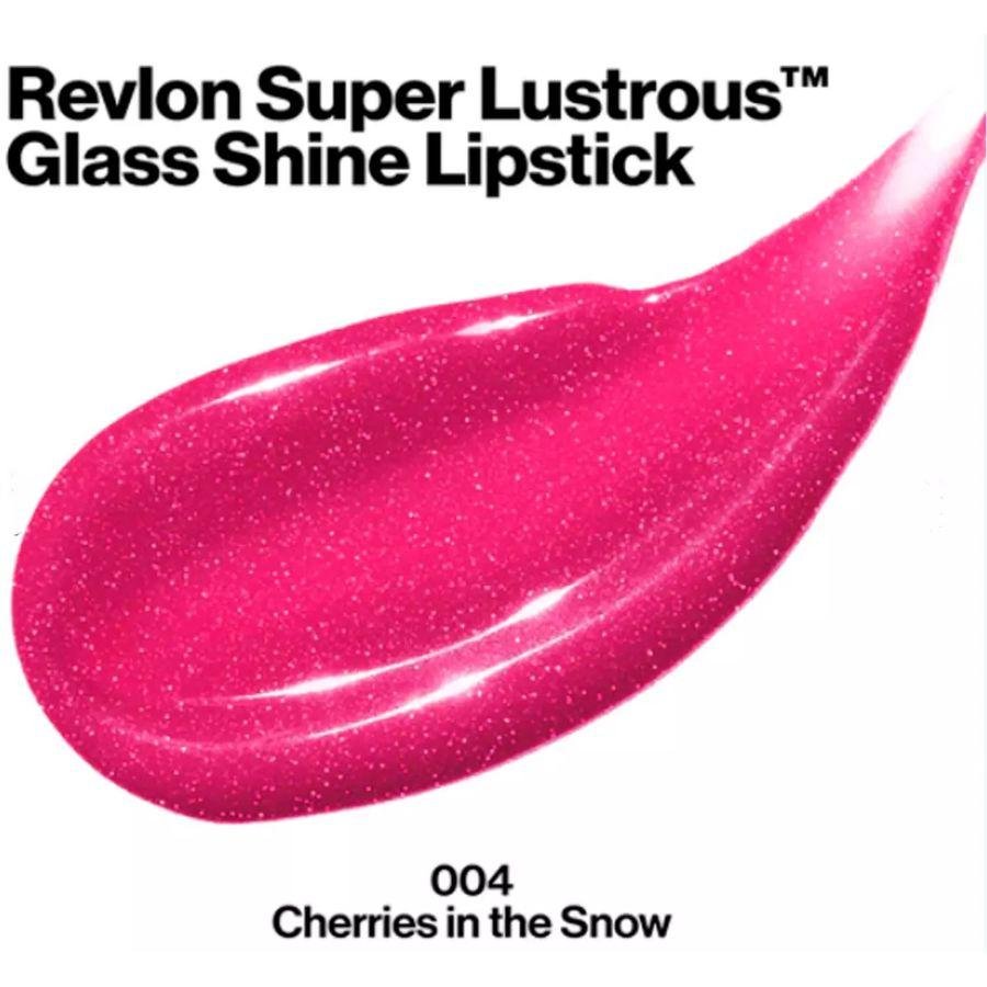 Batom Super Lustrous Glass Shine Cherries in the Snow nº 004 3,1g - Revlon Cherries in the Snow nº 004 3