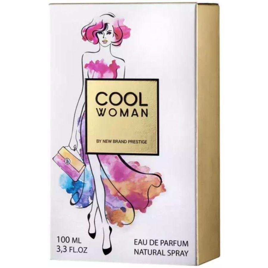 Perfume New Brand Prestige Cool Woman Eau de Parfum 100ml 100ml 3