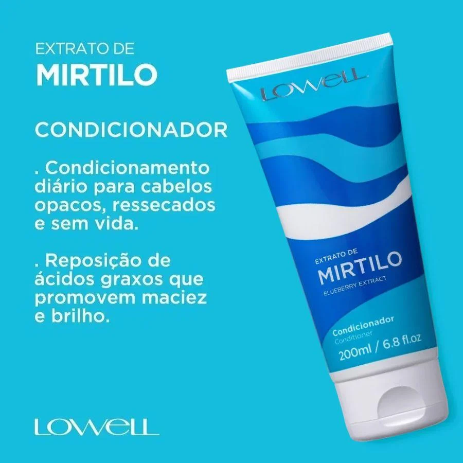 Condicionador Extrato de Mirtilo 200ml - Lowell 200ml 2