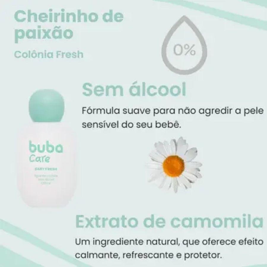 Água de Colônia Baby Fresh 100ml - Buba Care 100ml 4