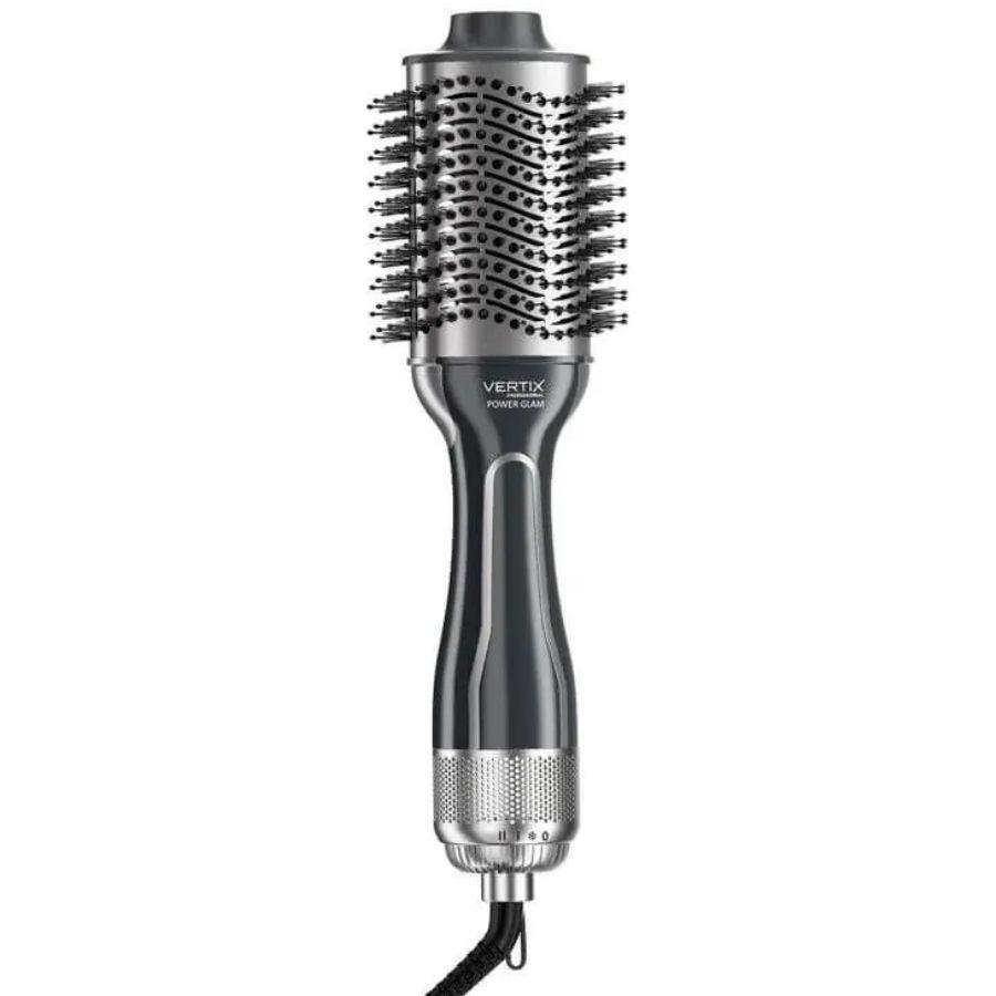 Escova Secadora Power Glam 1300W Bivolt - Vertix Preto/Prata 2