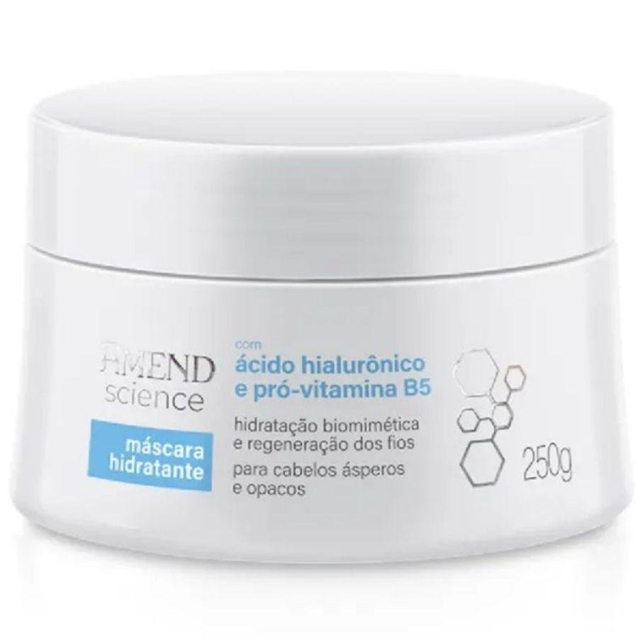 Máscara Hidratante com Ácido Hialurônico e Pró-Vitamina B5 Amend Science 250g