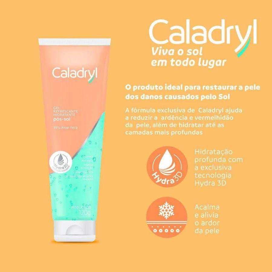 Caladryl Gel Pós Sol Refrescante 120g