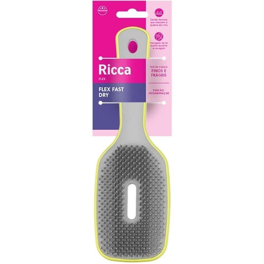 Escova para Desembaraçar Flex Fast Dry Neon nº 970 - Ricca