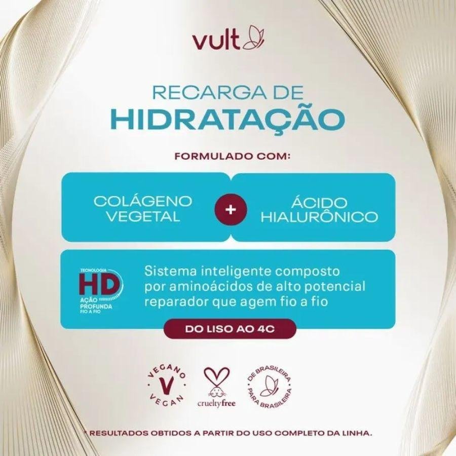 Shampoo Recarga de Hidratação 200ml - Vult 200ml 2