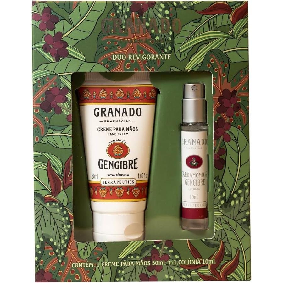 Kit Granado Duo Revigorante Gengibre ( Colônia 10ml + Creme para Mãos 50ml )