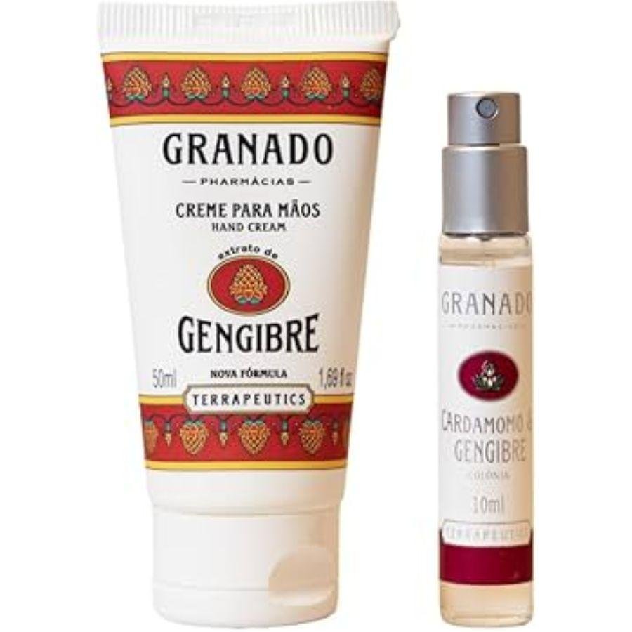 Kit Granado Duo Revigorante Gengibre ( Colônia 10ml + Creme para Mãos 50ml ) ÚNICO 2
