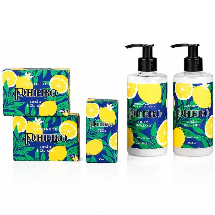 Kit Presente Phebo Limão Siciliano ( 5 Itens ) ÚNICO 2