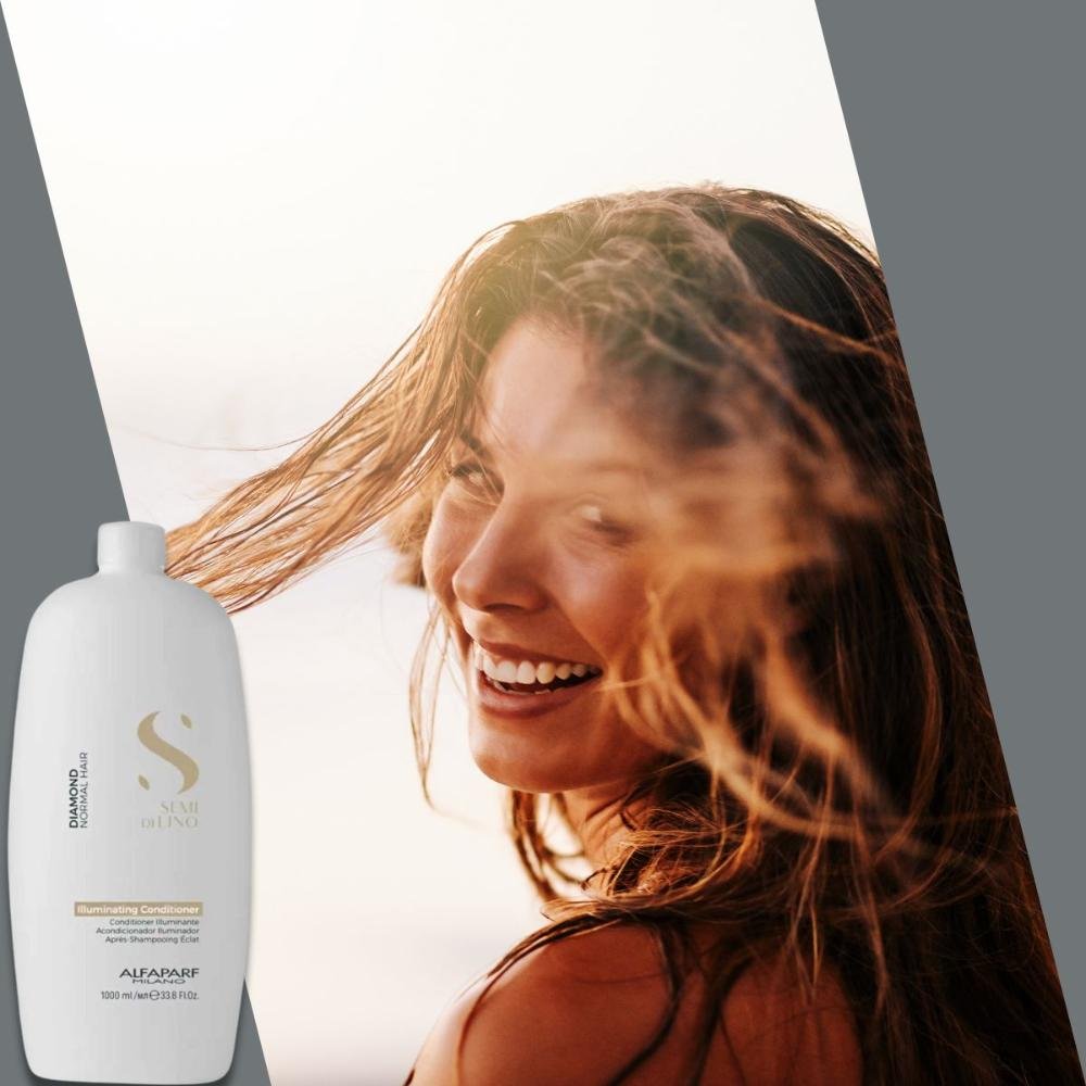 Condicionador Alfaparf Semi Di Lino Diamond Illuminating 1 Litro 1L 2