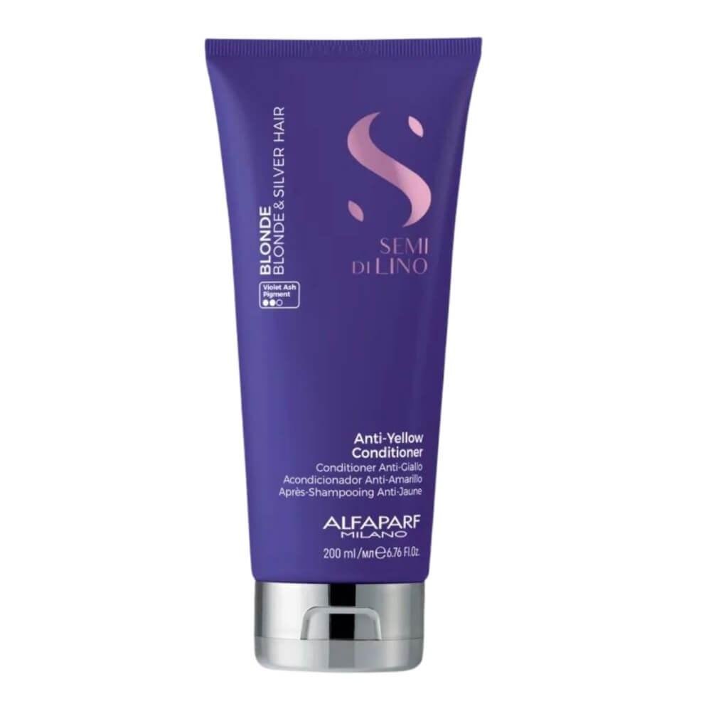 Condicionador Alfaparf Semi Di Lino Blonde Anti-Yellow 200 ml 200ml 4