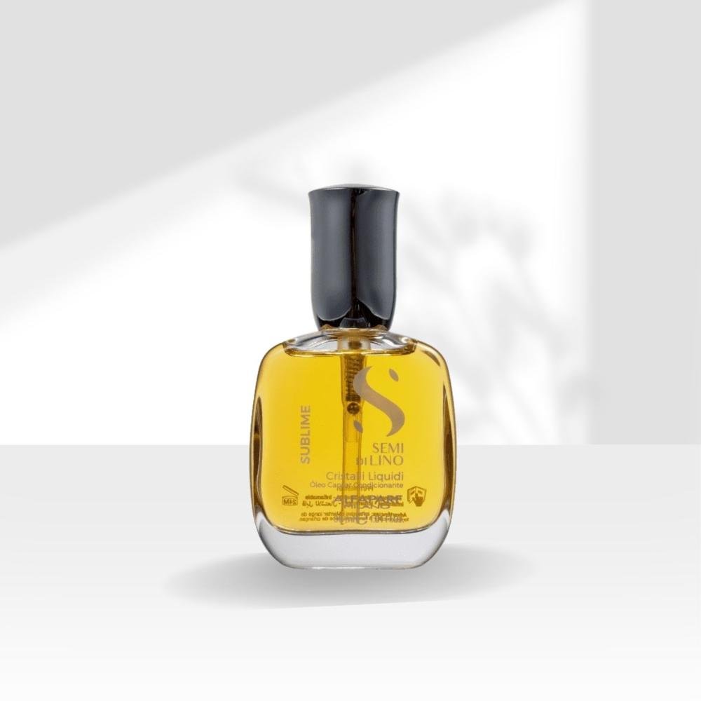 Oleo Alfaparf Semi Di Lino Cristalli Liquidi Oleo Reparador de Pontas 30 ml 30ml 7