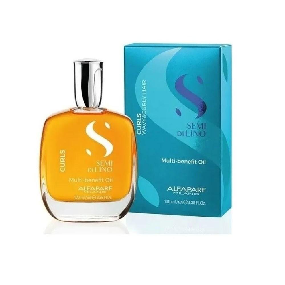 Oleo Alfaparf Semi di Lino Curls Multi-Benefít Oil 100 ml 100ml 7