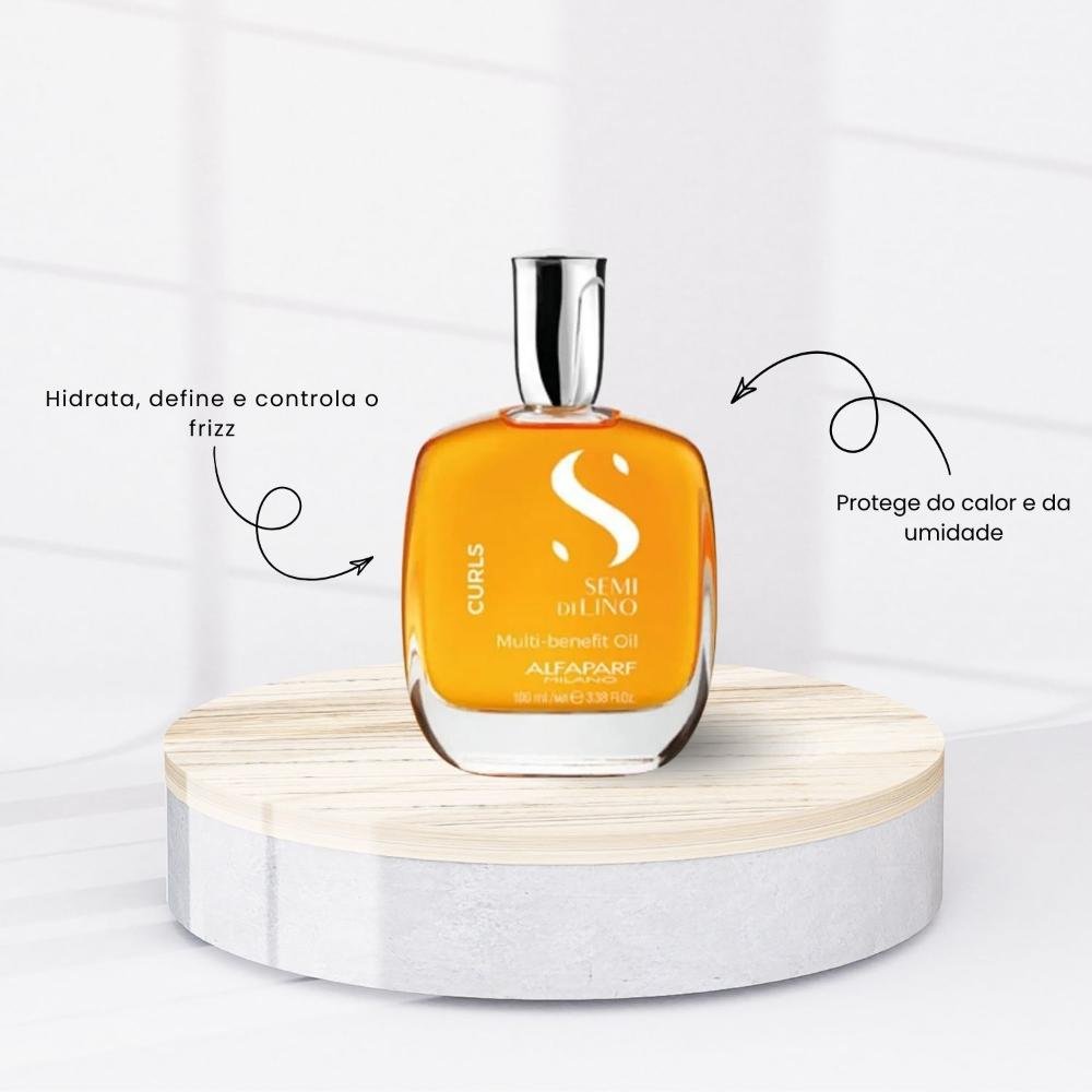 Oleo Alfaparf Semi di Lino Curls Multi-Benefít Oil 100 ml 100ml 8