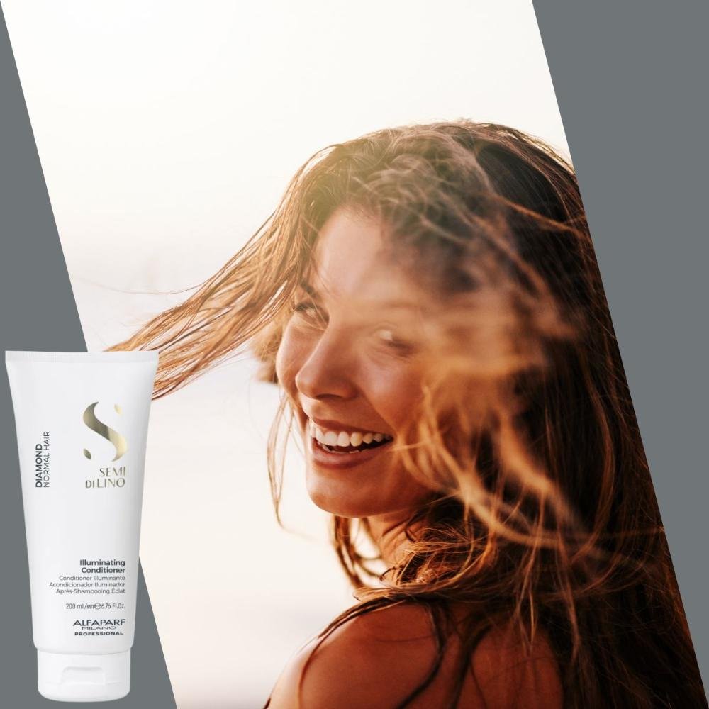 Condicionador Alfaparf Semi Di Lino Diamond Illuminating 200 ml 200ml 5