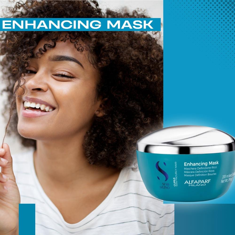 Máscara Alfaparf Semi di Lino Curls Enhancing 200 ml 200ml 3