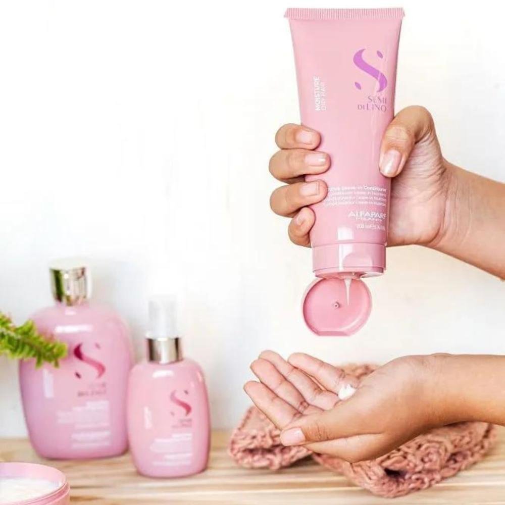 Condicionador Alfaparf Semi Di Lino Moisture Nutritive 200 ml 200ml 4