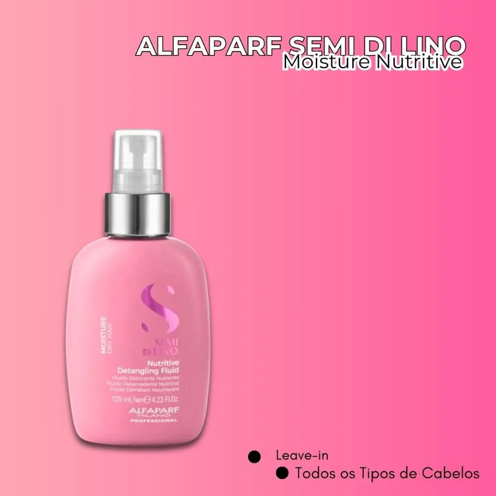 Leave-in Alfaparf Semi Di Lino Moisture Nutritive Detangling Fluid 125 ml 125ml 3