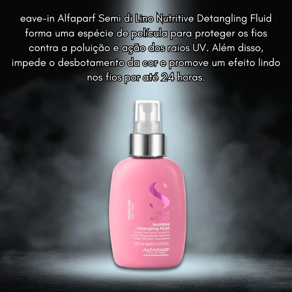 Leave-in Alfaparf Semi Di Lino Moisture Nutritive Detangling Fluid 125 ml 125ml 4