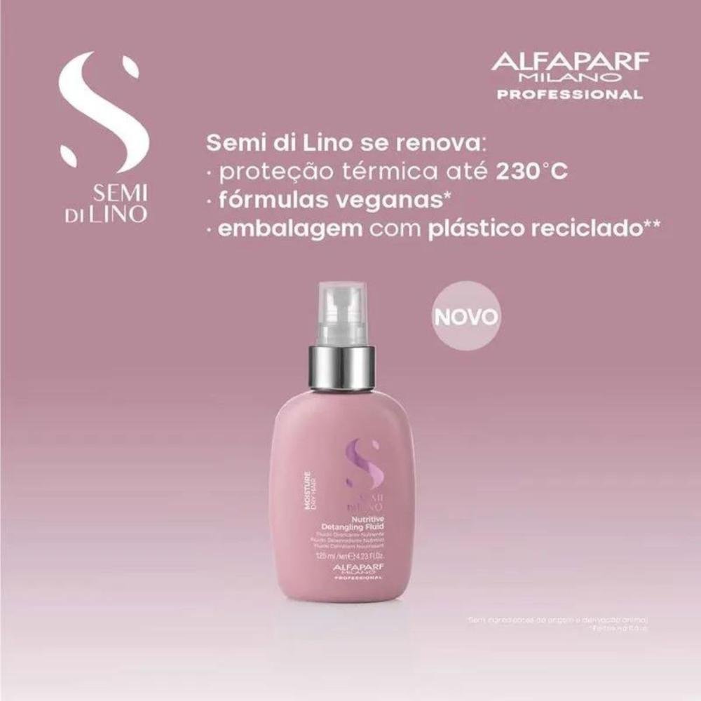 Leave-in Alfaparf Semi Di Lino Moisture Nutritive Detangling Fluid 125 ml 125ml 5