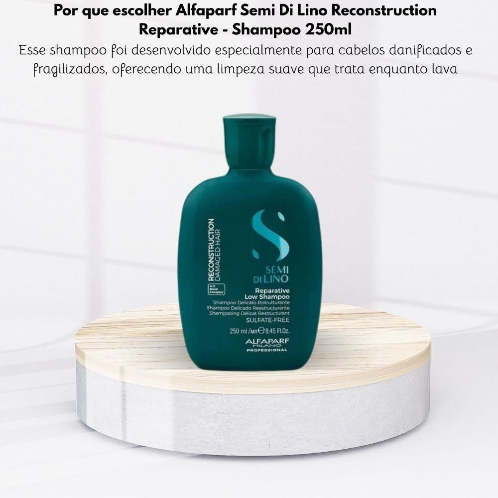 Shampoo Alfaparf Semi Di Lino Reconstruction Reparative 250 ml 250ml 12