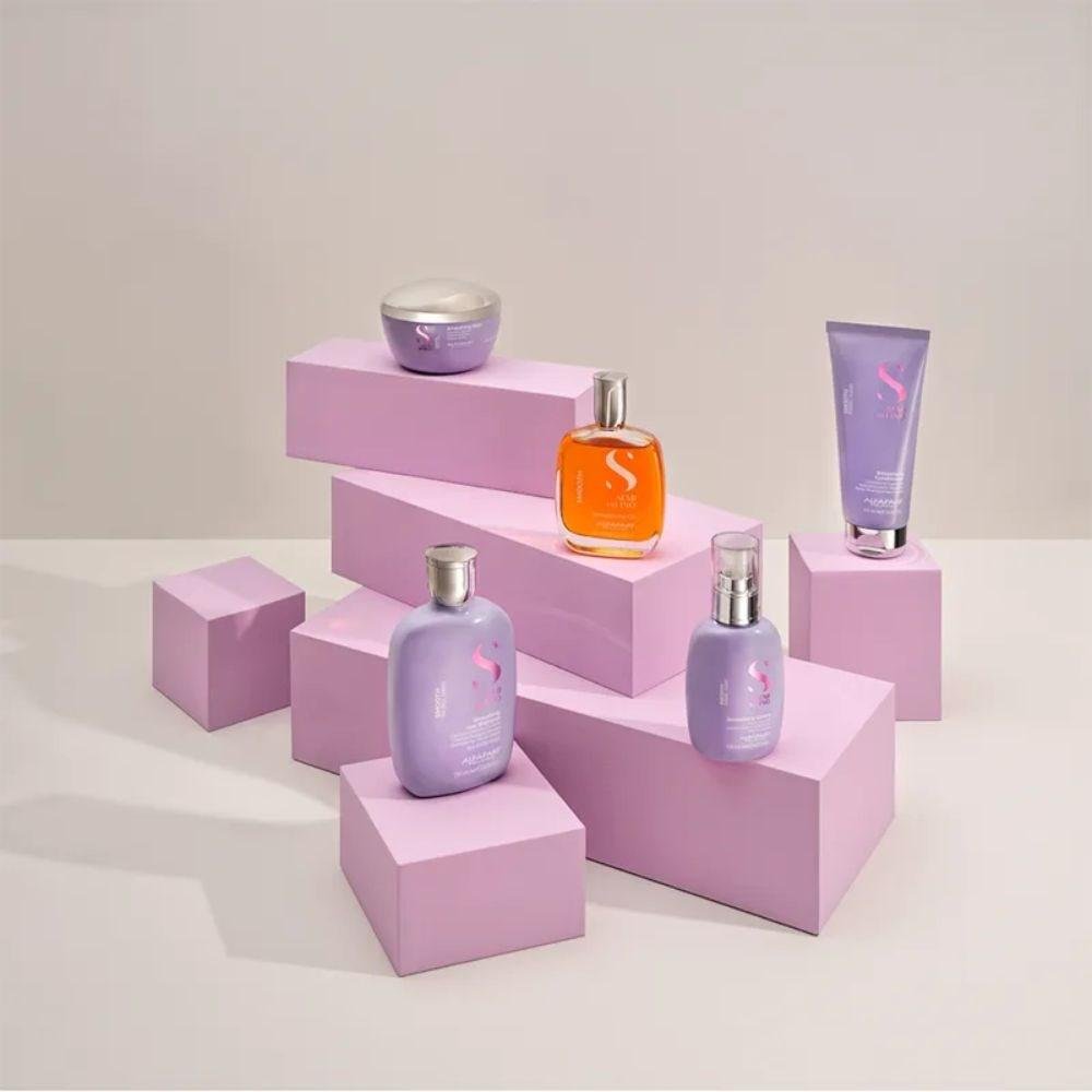 Condicionador Alfaparf Semi Di Lino Smoothing Rebel Hair 1 Litro 1L 2