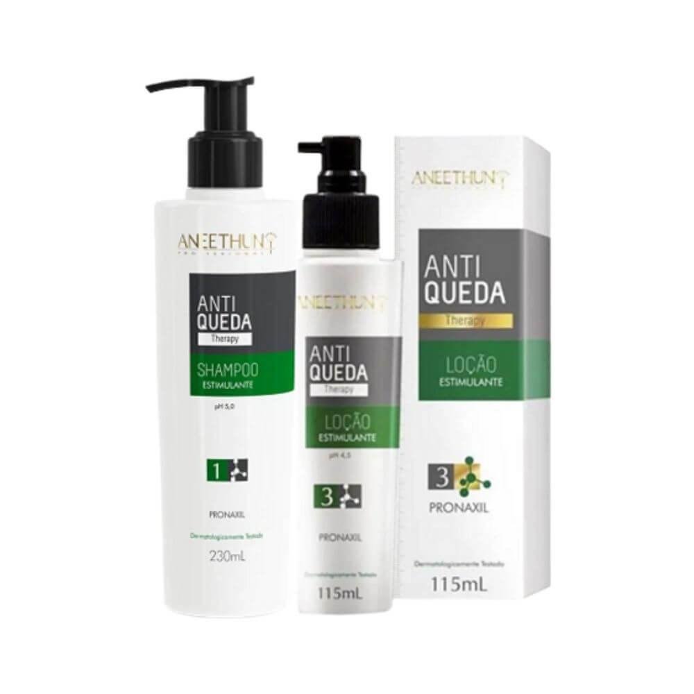 Aneethun AntiQueda Kit Shampoo + Loção Estimulante ÚNICO 1