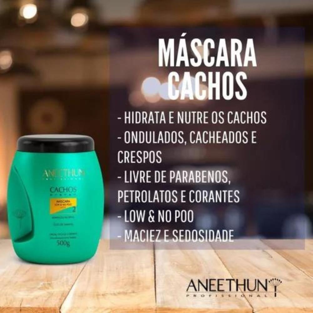 Aneethun Cachos Máscara Low & No Poo 500g 500g 3