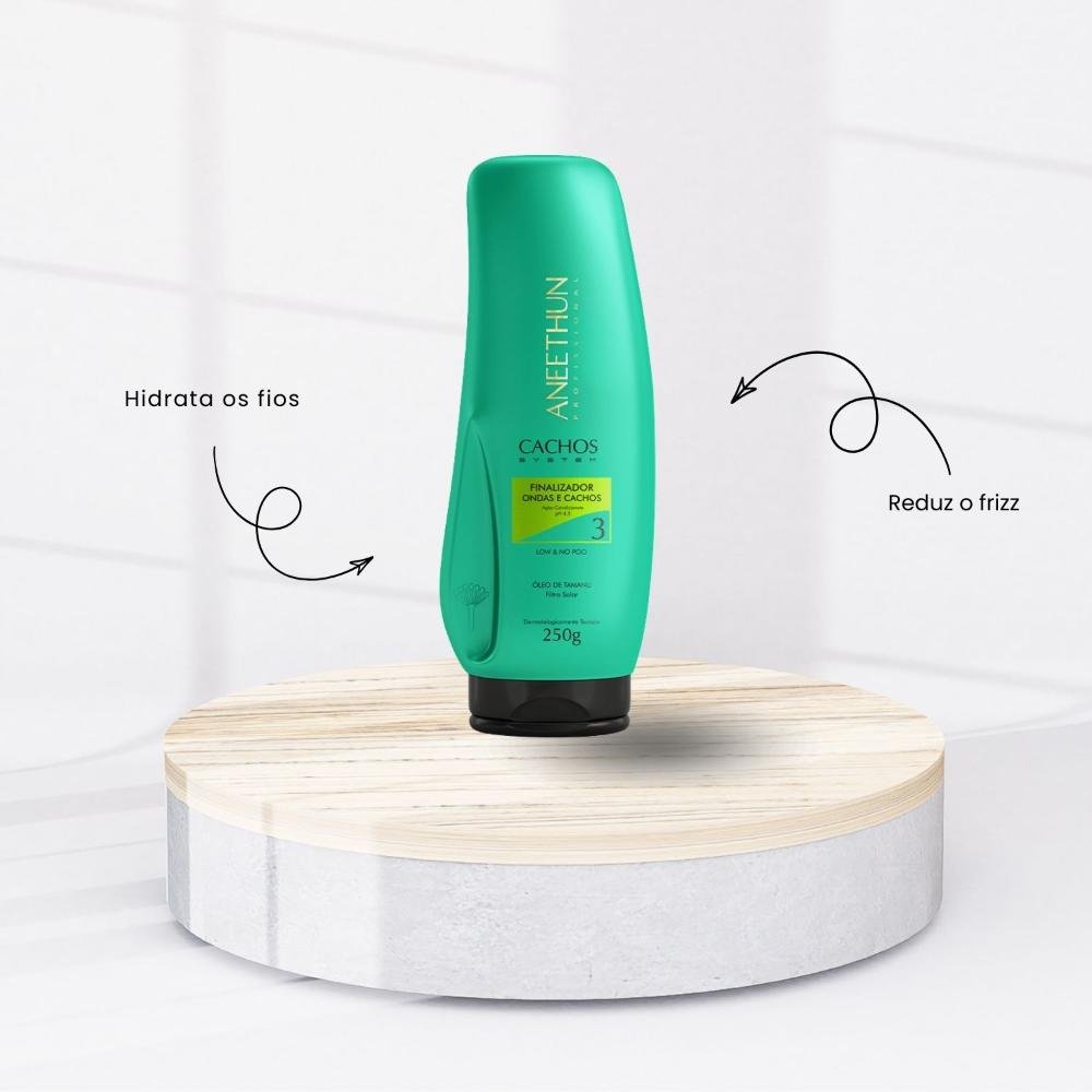 Leave-in Aneethun Cachos Finalizador Ondas e Cachos para Cabelo Cacheado 250 g 250g 6