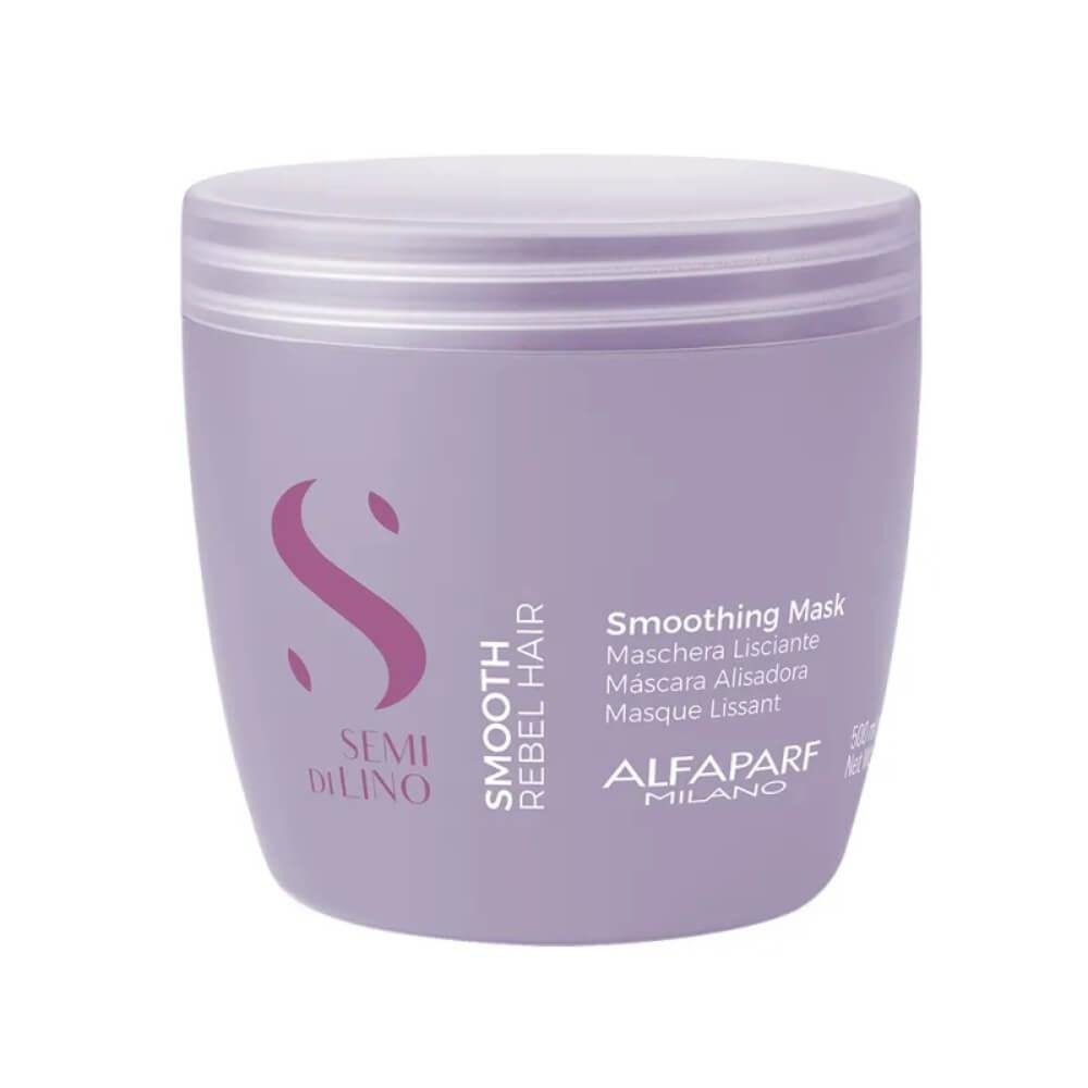 Máscara Alfaparf Semi Di Lino Smoothing Rebel Hair 500 ml 500ml 6