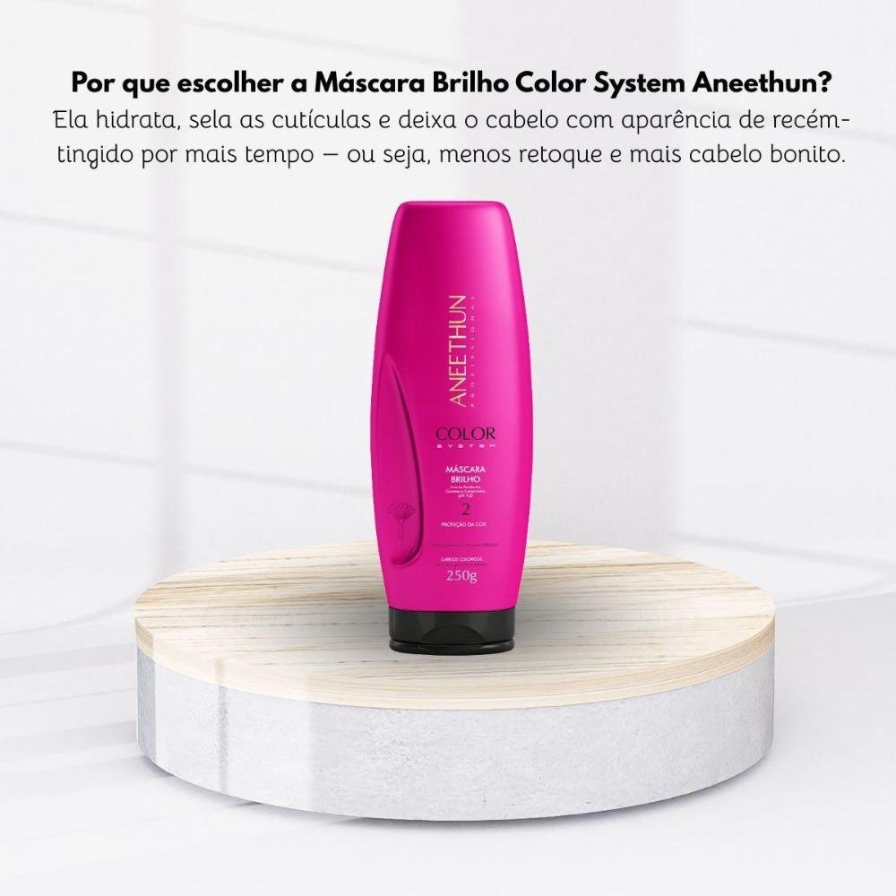 Máscara Aneethun Color Brilho 250 g 250g 12