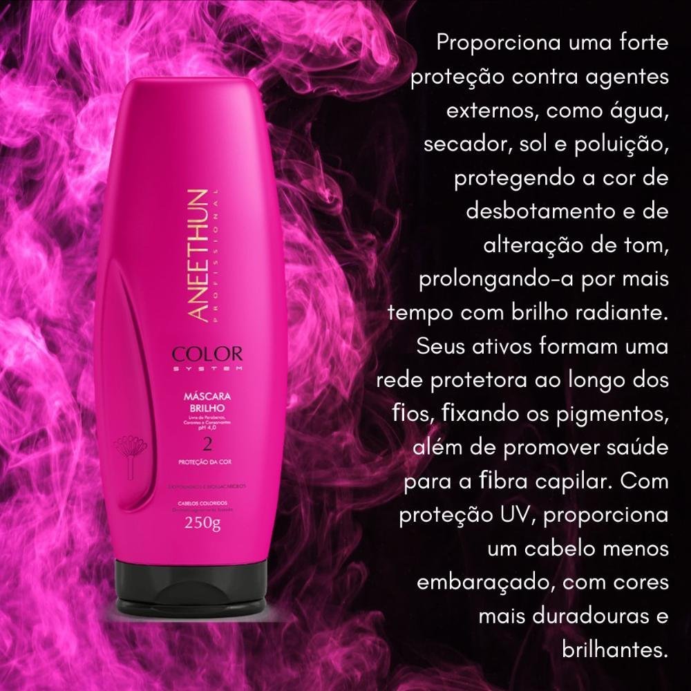 Máscara Aneethun Color Brilho 250 g 250g 3