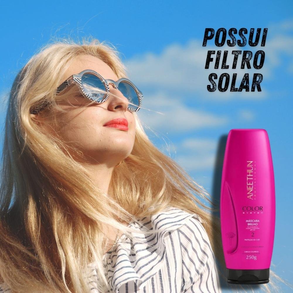 Máscara Aneethun Color Brilho 250 g 250g 6