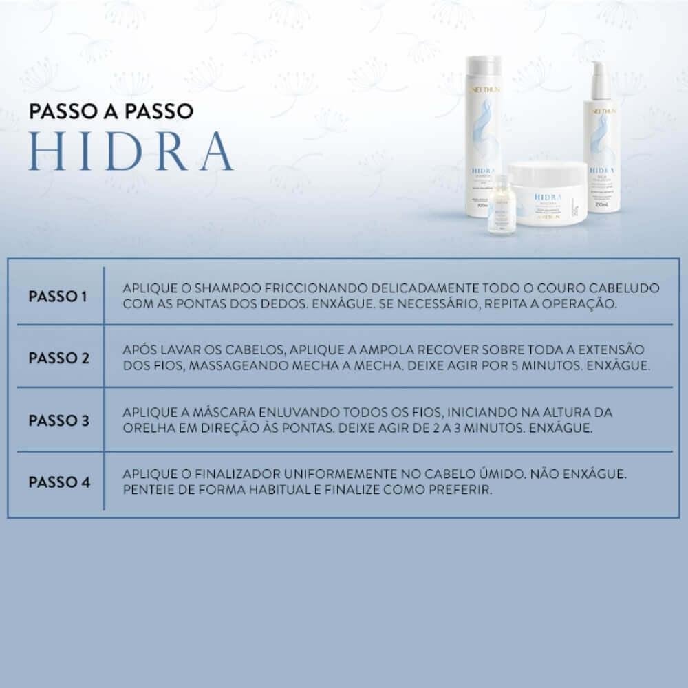 Aneethun Hidra Shampoo 300ml + Finalizador 210ml ÚNICO 2