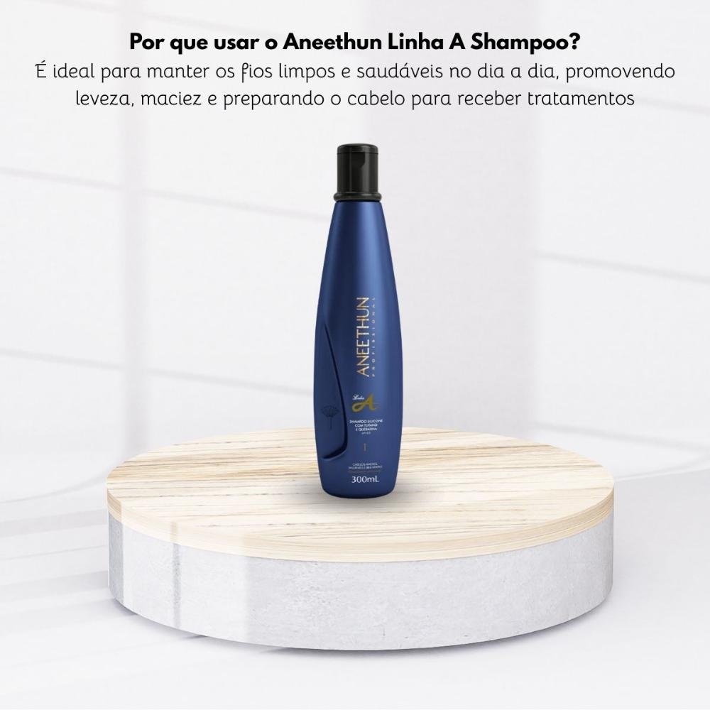 Shampoo Aneethun Linha A 300 ml 300ml 10