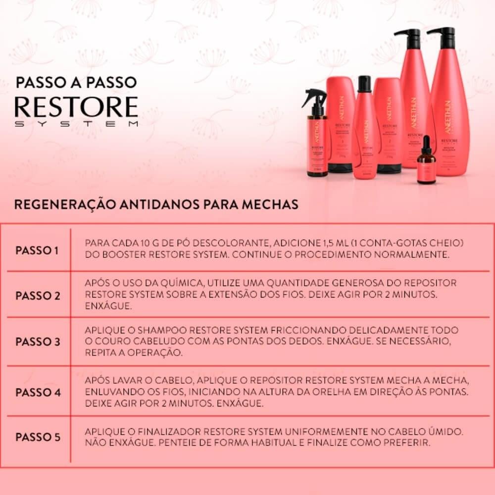 Aneethun Restore Kit Shampoo + Booster ÚNICO 2